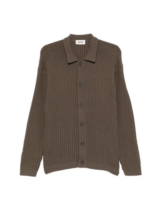Drykorn Brown Emiliano Cardigan for men