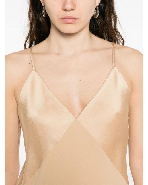 Forte_forte Natural V-Neck Top