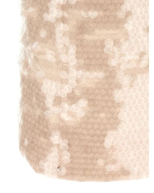 Sportmax Stemma Midi-Jurk in het Natural