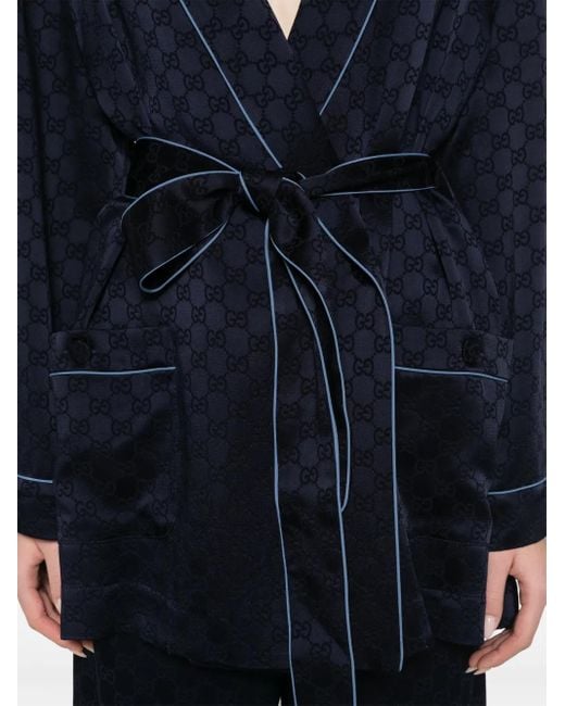 Gucci Jack Met Gg-Jacquard in het Blue