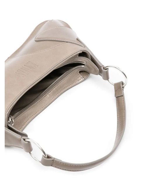 KNWLS Gray Razr Leather Tote Bag