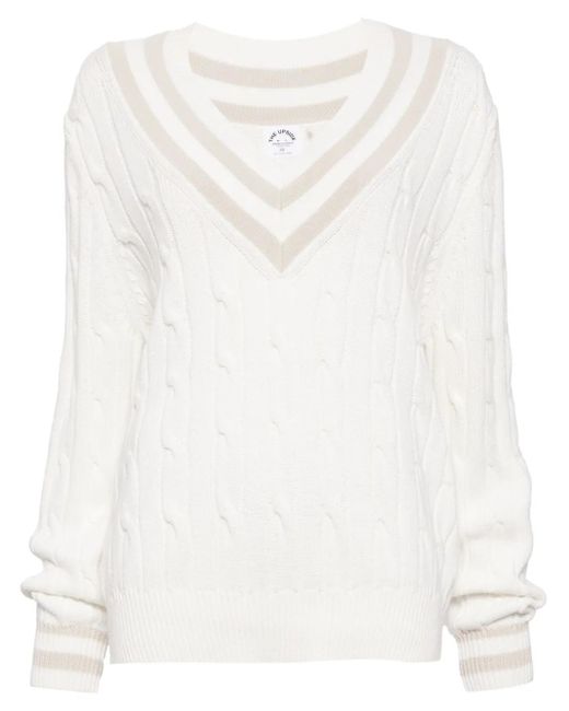The Upside White Louie Pullover