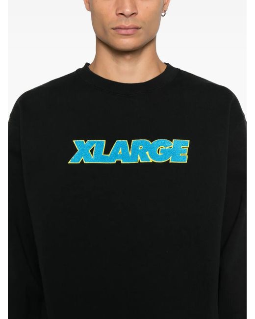 Xlarge Black Standard Crew-Neck Sweatshirt for men