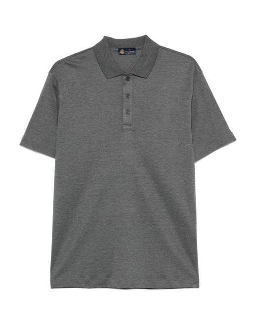 Paul & Shark Gray Short-Sleeve Polo Shirt for men