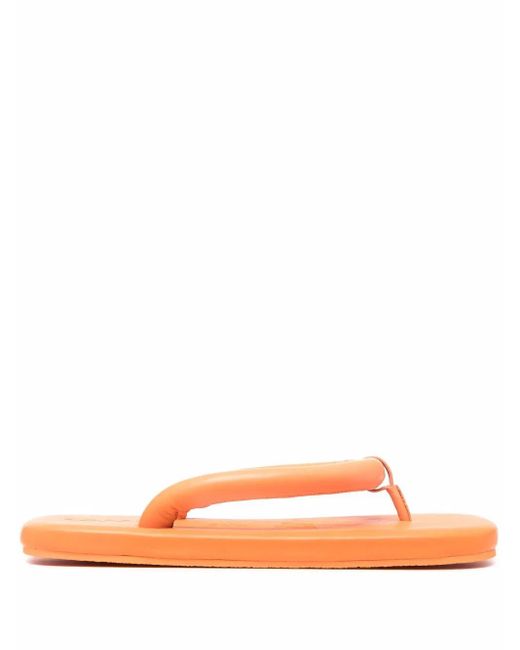CAMPERLAB Orange Sandales Matelassées À Bout Ouvert for men