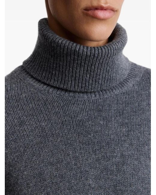 12 STOREEZ Gray Turtleneck Sweater