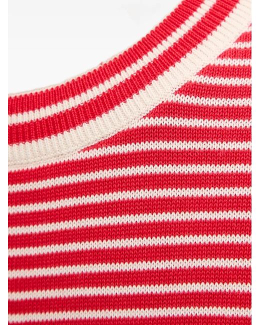 Marc O' Polo Red Striped Sweater