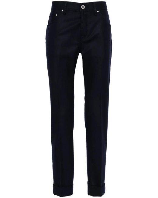 Jacob Cohen Blue Scott Trousers for men