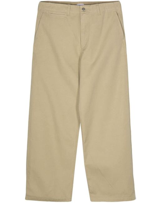 Pantalon en coton à coupe ample Burberry pour homme en coloris Natural
