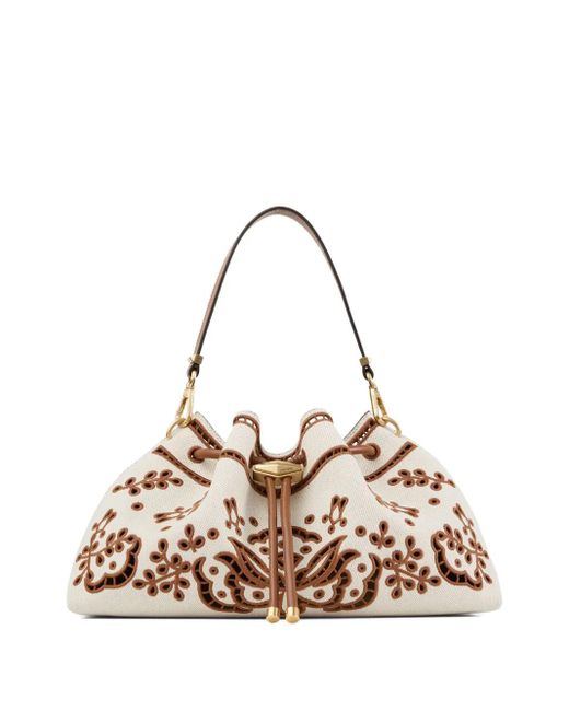 Jimmy Choo Metallic Medium Cinch Shoulder Bag