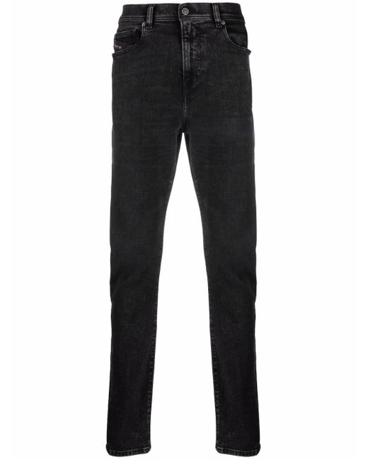 DIESEL Black 1983 D-Amny 09C23 Skinny Jeans for men