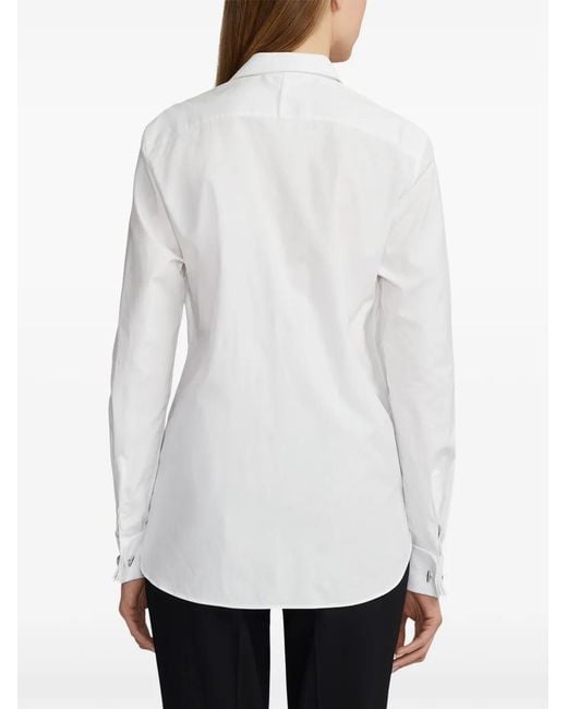 Ralph Lauren White Marlie Wingtip Shirt