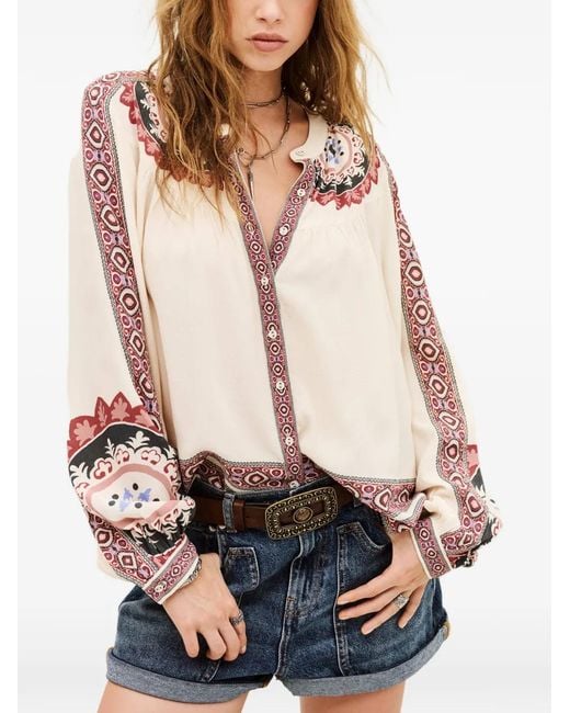 Ba&sh Pink Valda Shirt