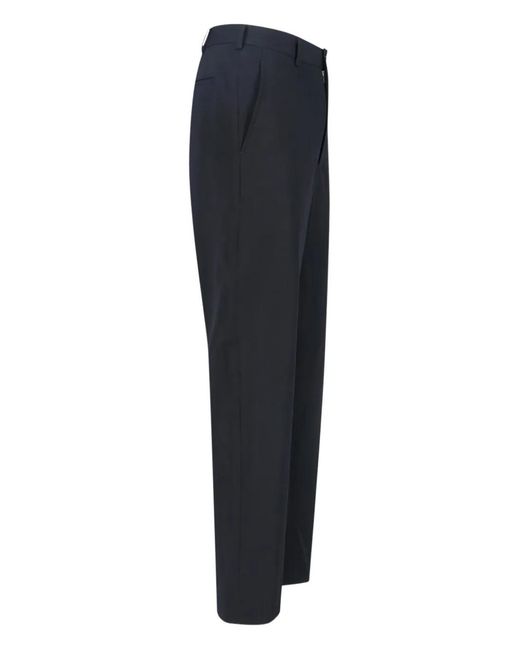 Comme des Garçons Blue Straight-Leg Trousers With Classic Tailored Fit for men