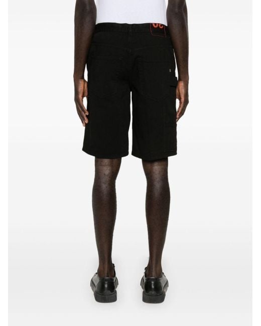 Dondup Black Colin Denim Shorts for men