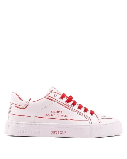 HIDE & JACK Pink Sky Construction Sneakers