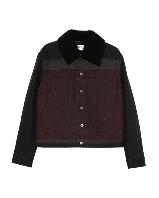 Loewe Black Panelled Jacket for men