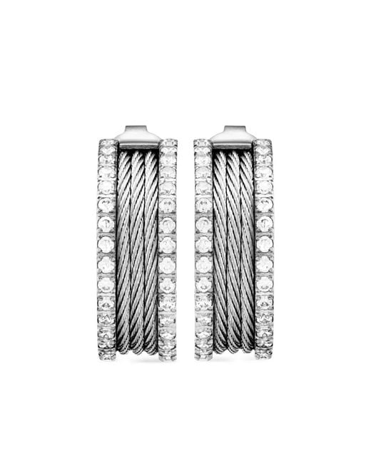 Charriol White Forever Magnifique Earrings