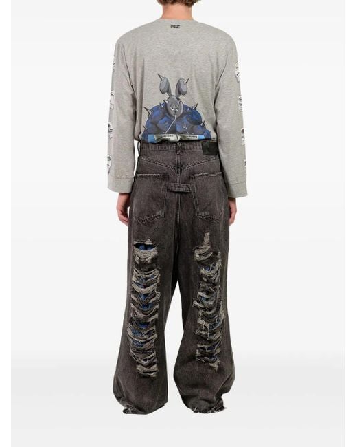 Natasha Zinko コットン Tシャツ Gray