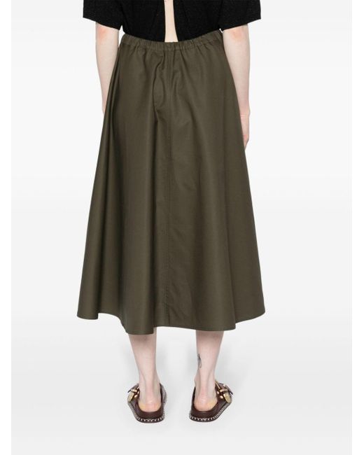 Scout A-line midi skirt di Sofie D'Hoore in Green
