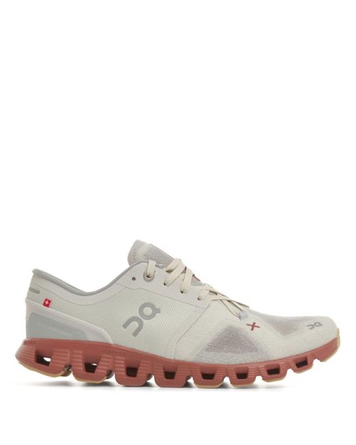 Zapatillas Cloud X con cordones On Shoes de hombre de color White
