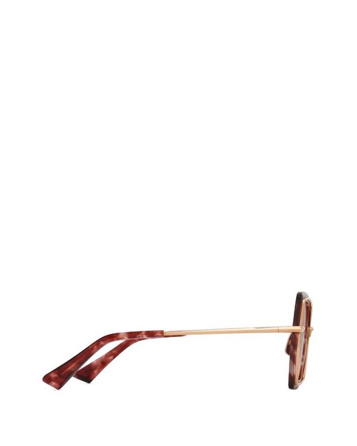 Dita Eyewear Purple Geometric-Shape Sunglasses