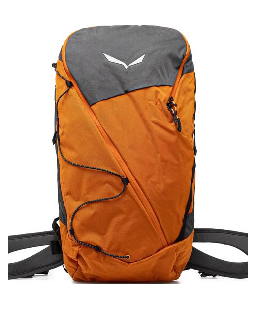 Salewa Orange Sac À Dos Puez 25 L À Lien De Resserrage Et Logo
