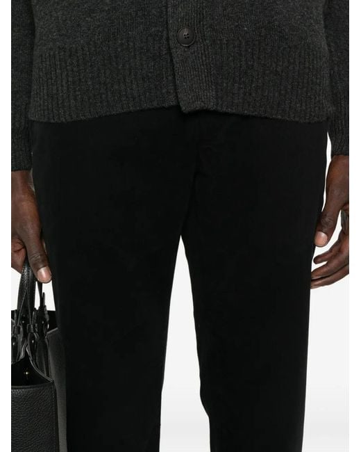 Jacob Cohen Black Slim-Fit Trousers for men