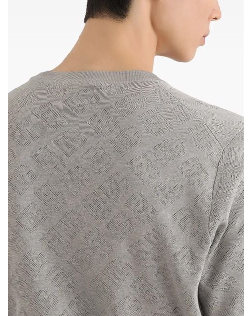 Dolce & Gabbana Gray T-Shirts And Polos for men