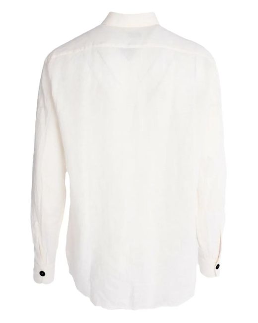 Alessandro Gherardi White Linen Shirt for men