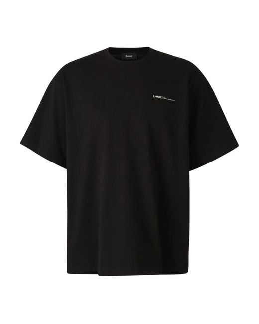 Herno Black Cotton T-Shirt for men