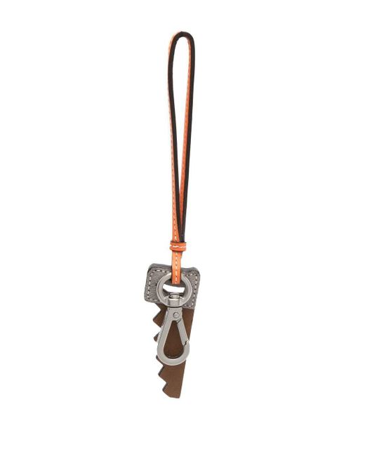 Jacquemus Leather Le Porte Cles Scie Keyring In Orange For Men Save 3 Lyst