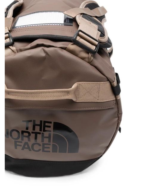 The North Face Black Base Camp Logo-Print Duffle Bag for men