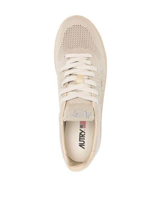 Autry White Easeknit Low Shoes for men