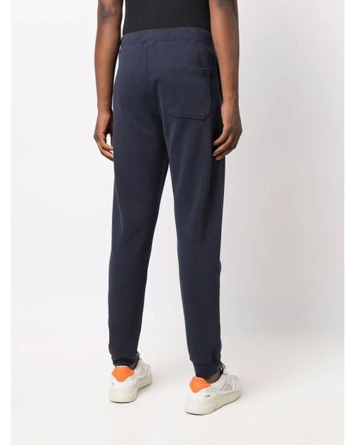 Sunspel Blue Elasticated-Waist Trousers for men