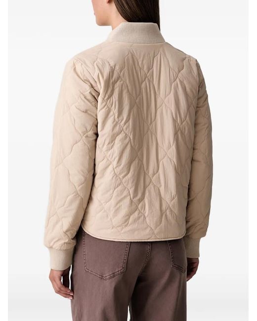 Scotch & Soda Natural Reversible Quilted Bomber Jacket