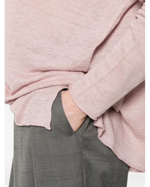 Be You Pink V-Neck Sweater