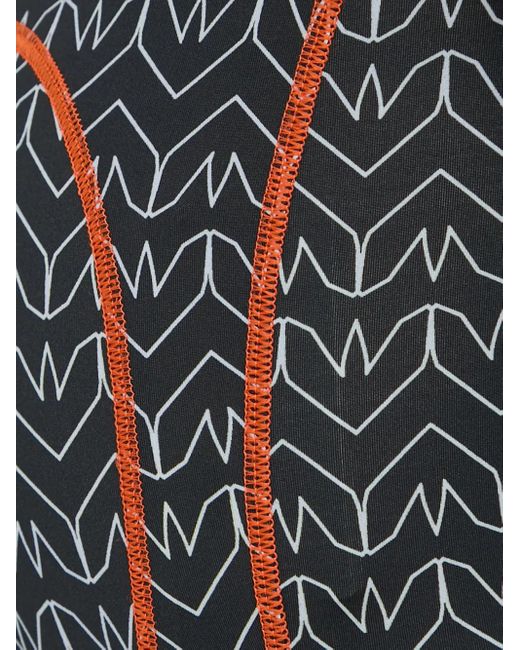 Patrizia Pepe Black Printed Leggings