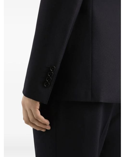 Dolce & Gabbana Black Two-Button Blazer for men