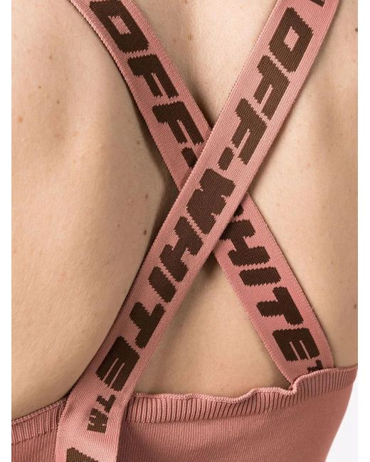 Off-White c/o Virgil Abloh Pink Mini Dress