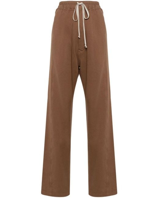 Pantalones de chándal anchos Rick Owens de color Brown