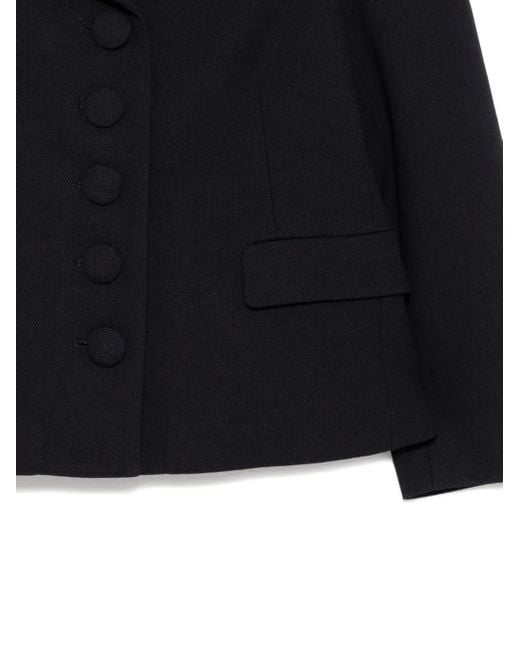ShuShu/Tong Black Wool Blazer