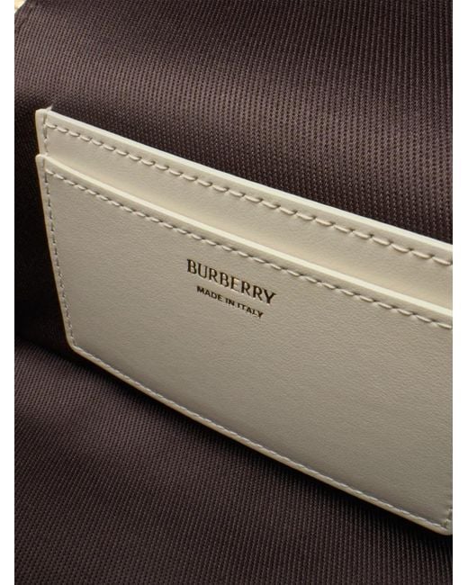 Burberry White Check Vanity Bag​