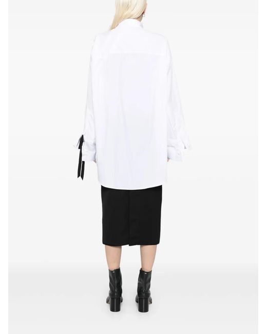 Marina Yee White Long-Sleeved Shirt