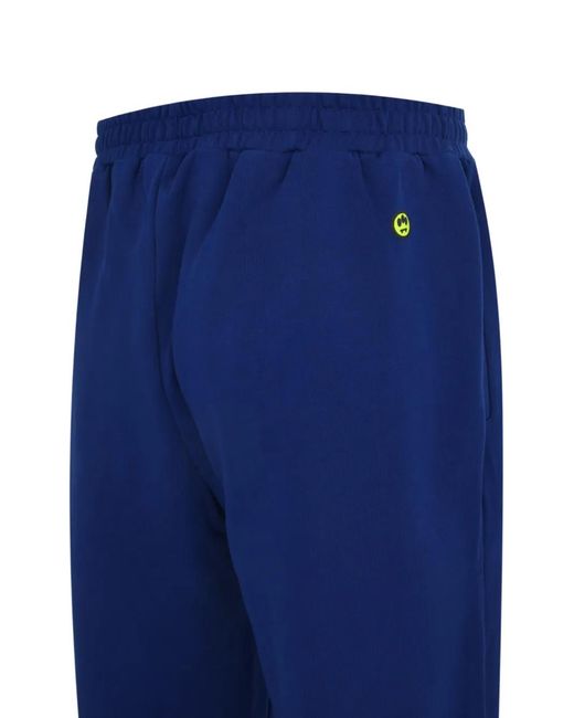 Barrow Blue Logo-Print Track Pants