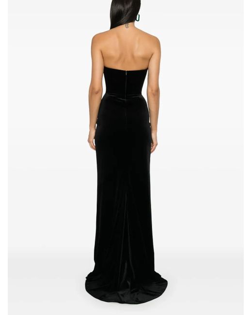 Cristallini Black Brigitte Maxi Dress