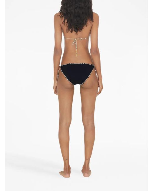 Burberry Black Mata Triangle Bikini