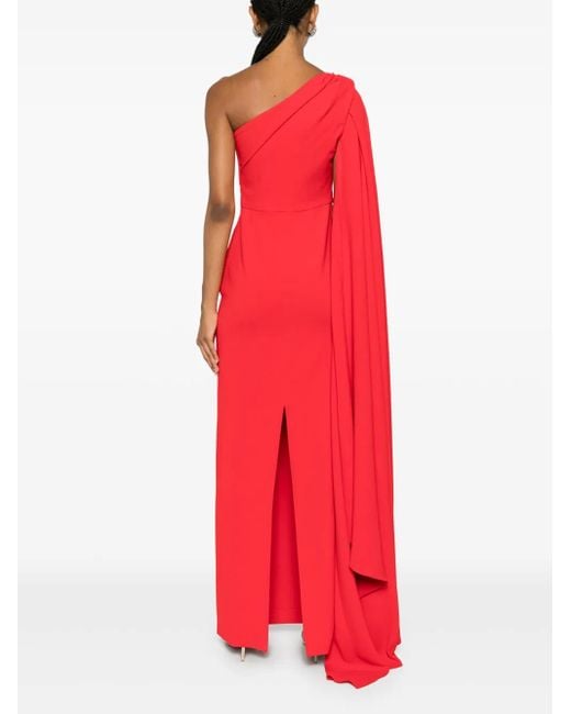 Solace London Red Daria Abendkleid