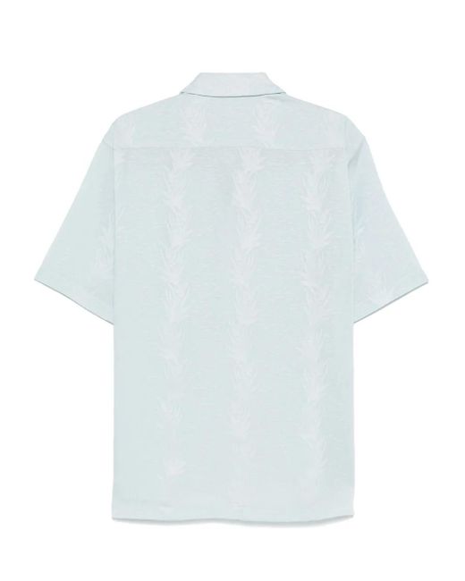 Samsøe & Samsøe Blue X Saayo Jacquard Shirt for men