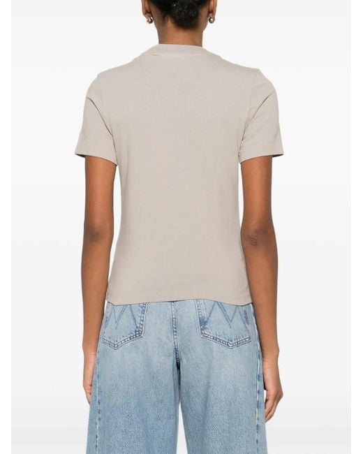Axel Arigato White Bubble Logo-Print T-Shirt